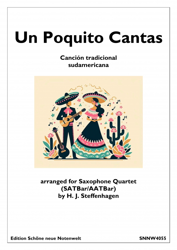 Bild 1 von Un Poquito Cantas - arr. for  Saxophon - Quartet - pdf
